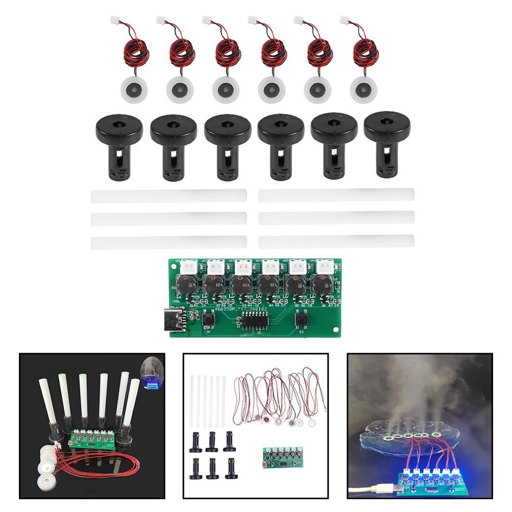 Compact Humidifier Control Board System with Multiple Spray Modes Available