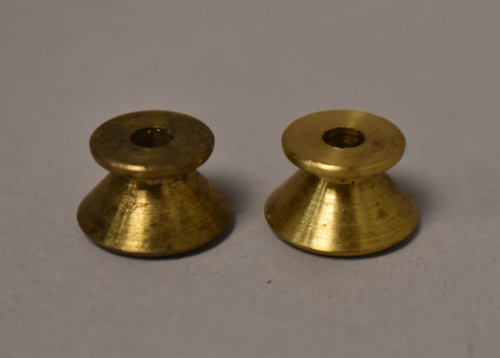 1980s Schecter USA Strap Button Set Gold NOS