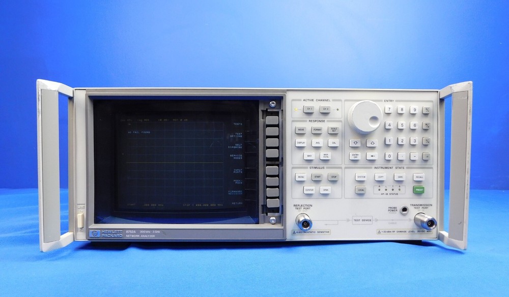 Agilent HP Keysight 8752A RF Network Analyzer 300 kHz to 1.3 GHz * Option 003