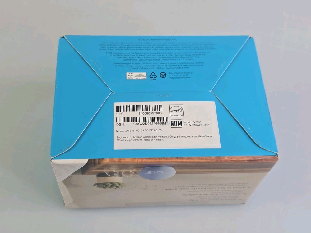 Amazon Echo Dot (5th Gen) Smart Speaker With Alexa & Clock Cloud FACTORY SEALED