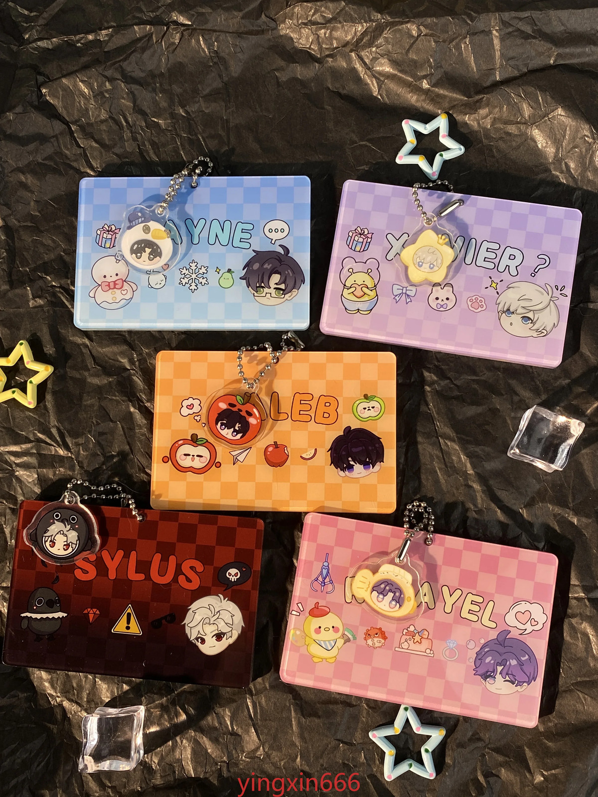 Love and Deepspace Zayne Xavier Sylus Cosplay Card Case ID Card Holder Pendant