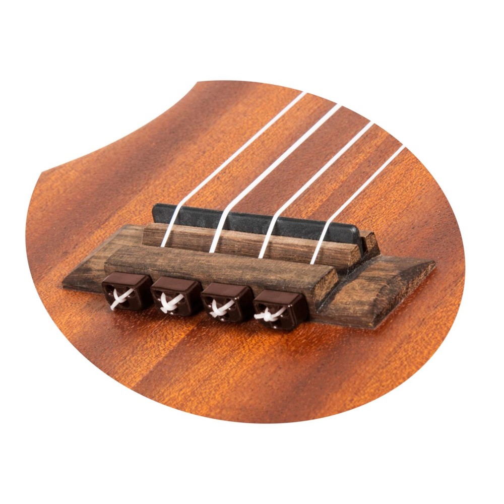 in Brown gloss for Ukulele, for Nylon Ukulele Strings