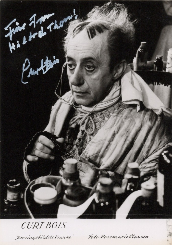 Curt Bois- Signed Photograph (German Actor)