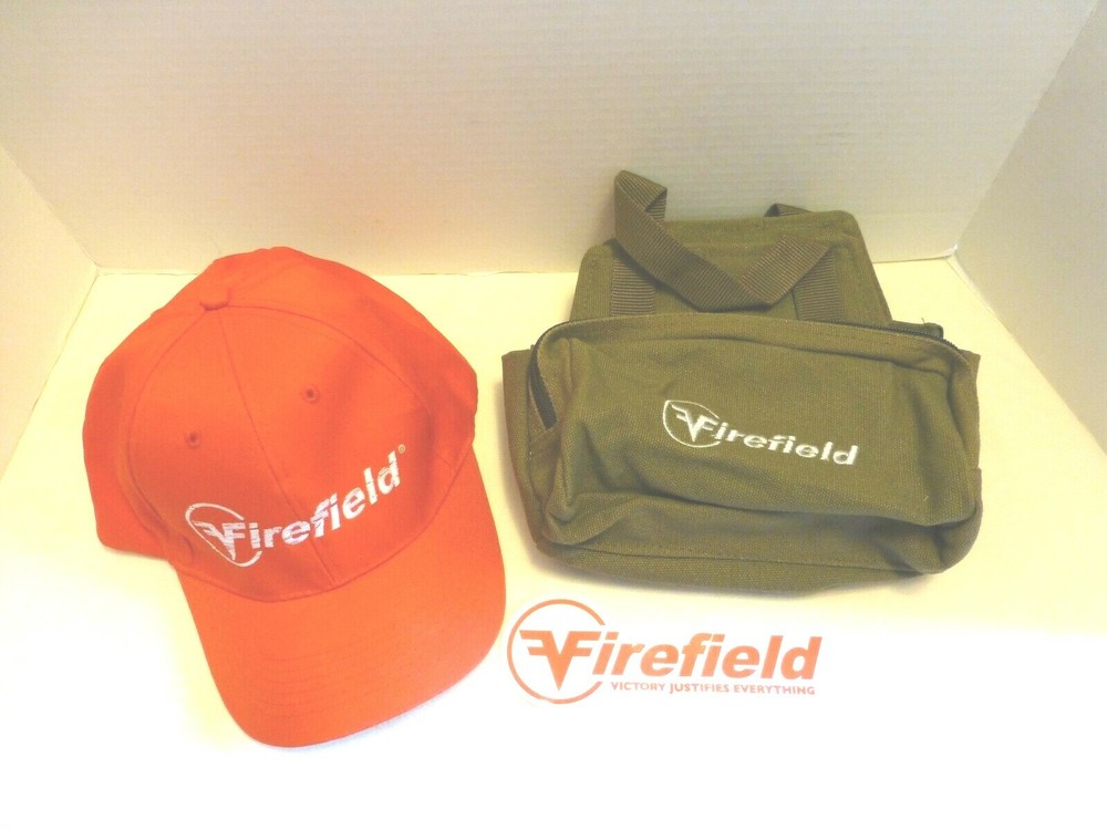 Firefield Red Adjustable Hat Zippered Range Bag Sticker