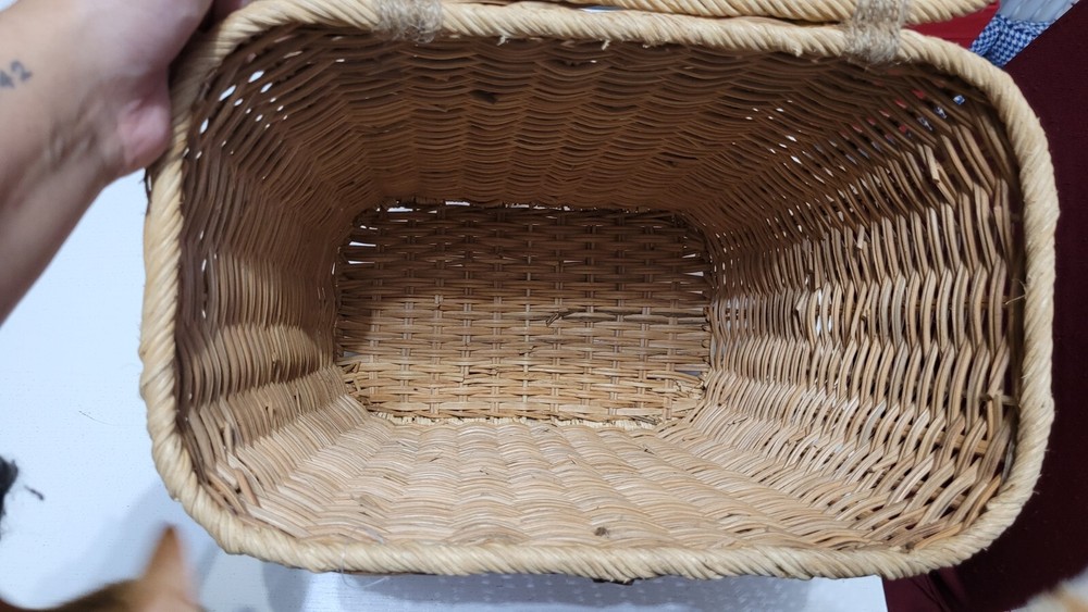 IKEA SOLBLEKT Wicker Backpack Limited Edition Rare 2020