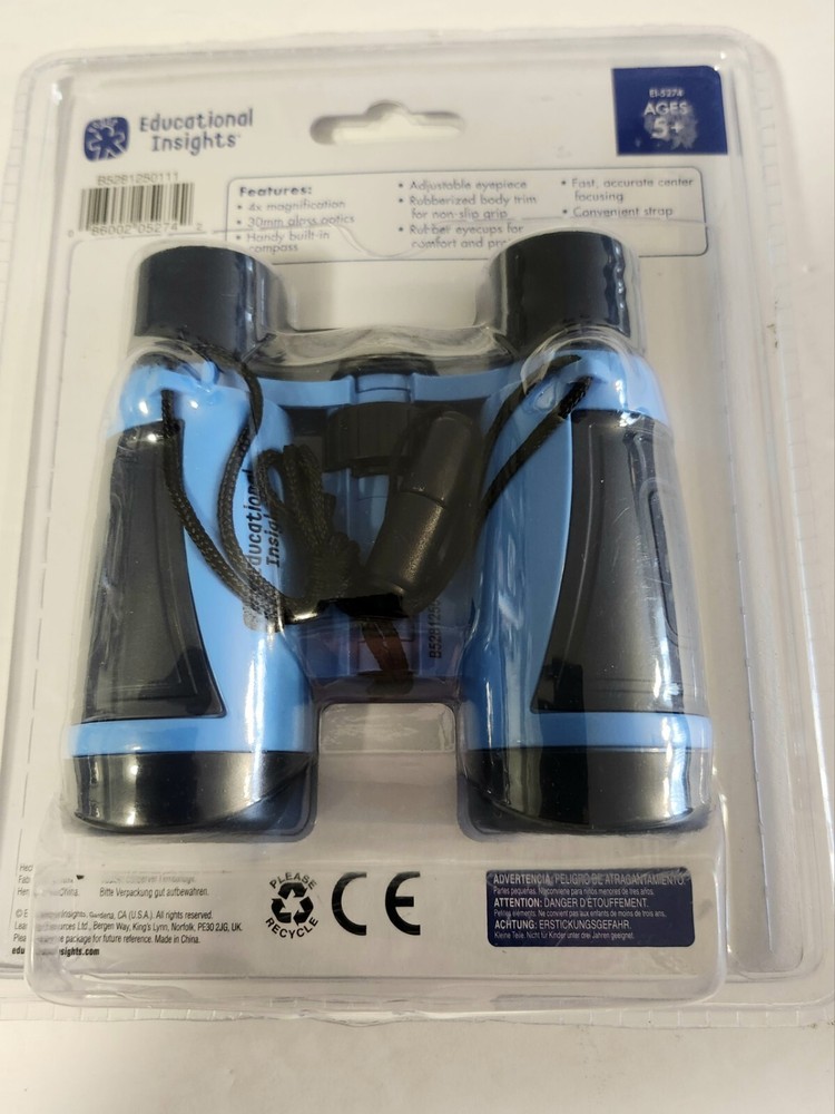 Educational Insights GeoSafari Binoculars With Compass