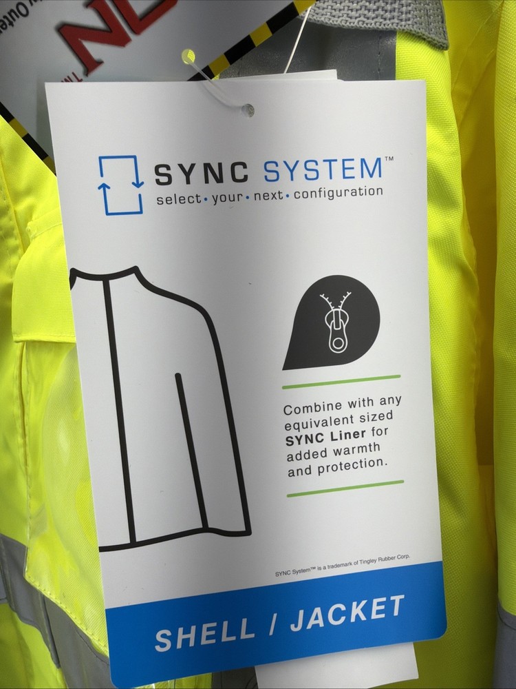 Tingley Sync System Insulated Hooded Jacket Size Large