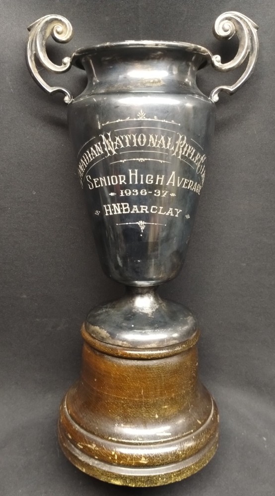 1936-37 Canadian National Rifle Club Senior High Average Silver Plate Loving Cup