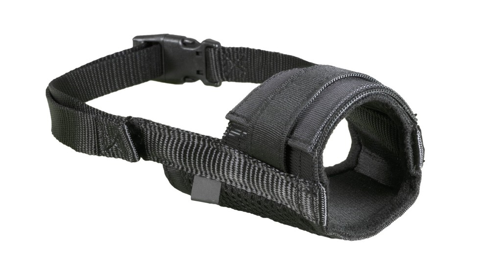 Adjustable Dog Muzzle for Medium Dogs, Padded Nylon Muzzle for Safe Comfortable