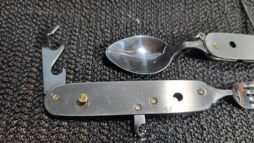 Ozark Trail multi tool camping boy scout fold knife spoon fork