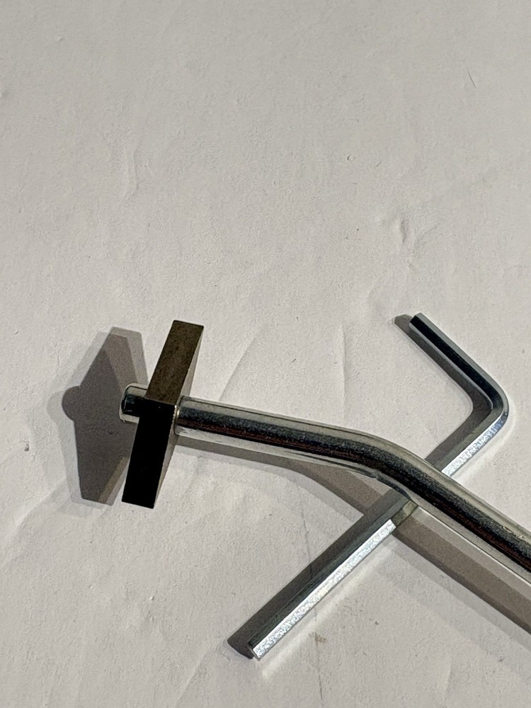 Grout Removal Tool with Angled Handle & Replaceable Carbide Tips + Allen Key