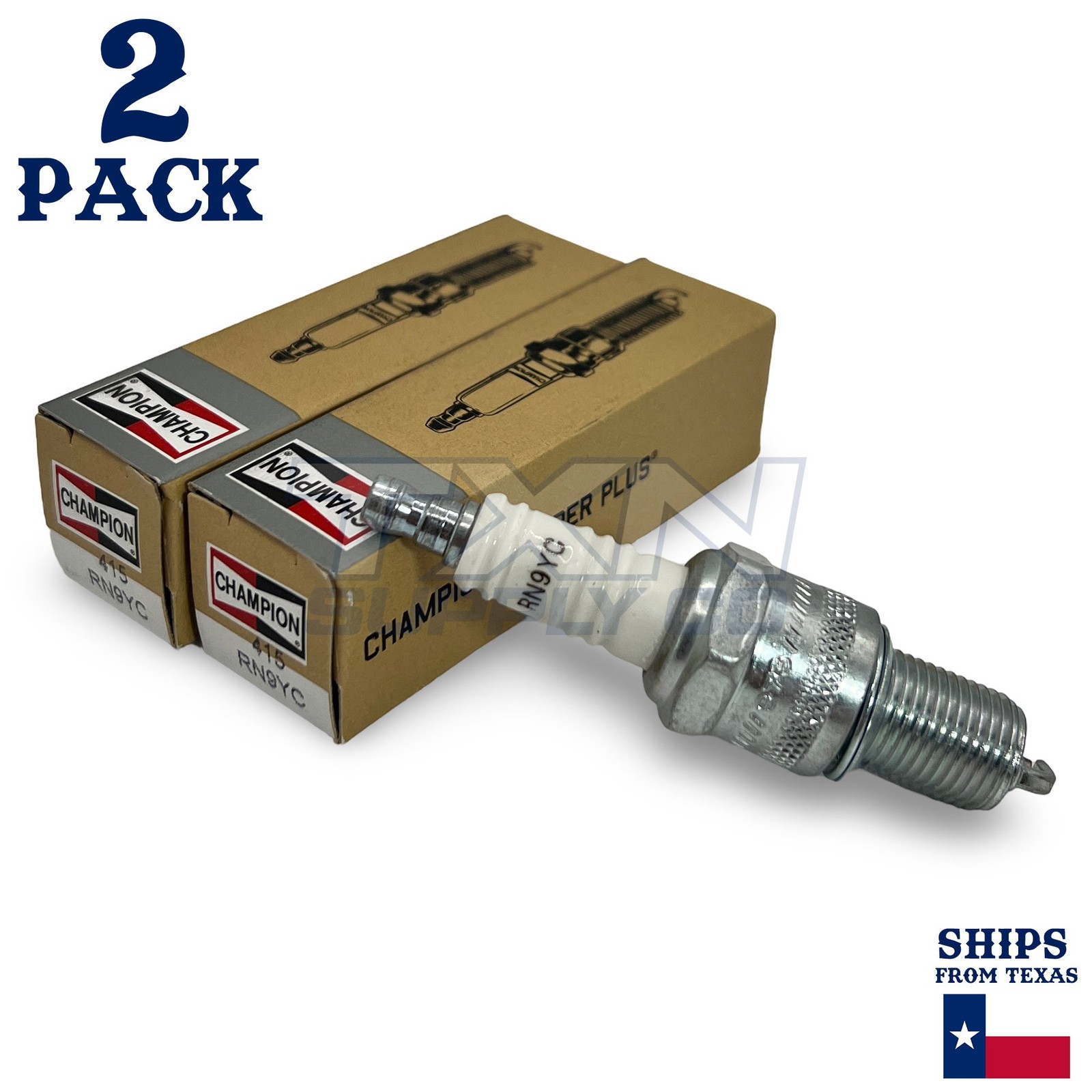 Champion 415 Copper Plus Spark Plug RN9YC - 2 Pack