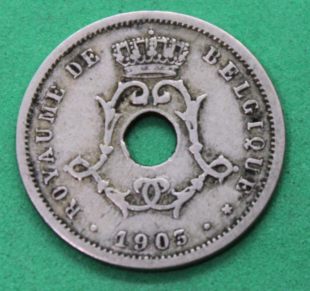 1903 Belgium 5 Centimes