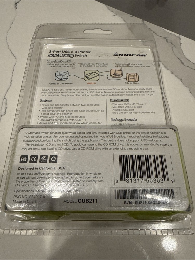 IOGEAR (GUB211) Network Device