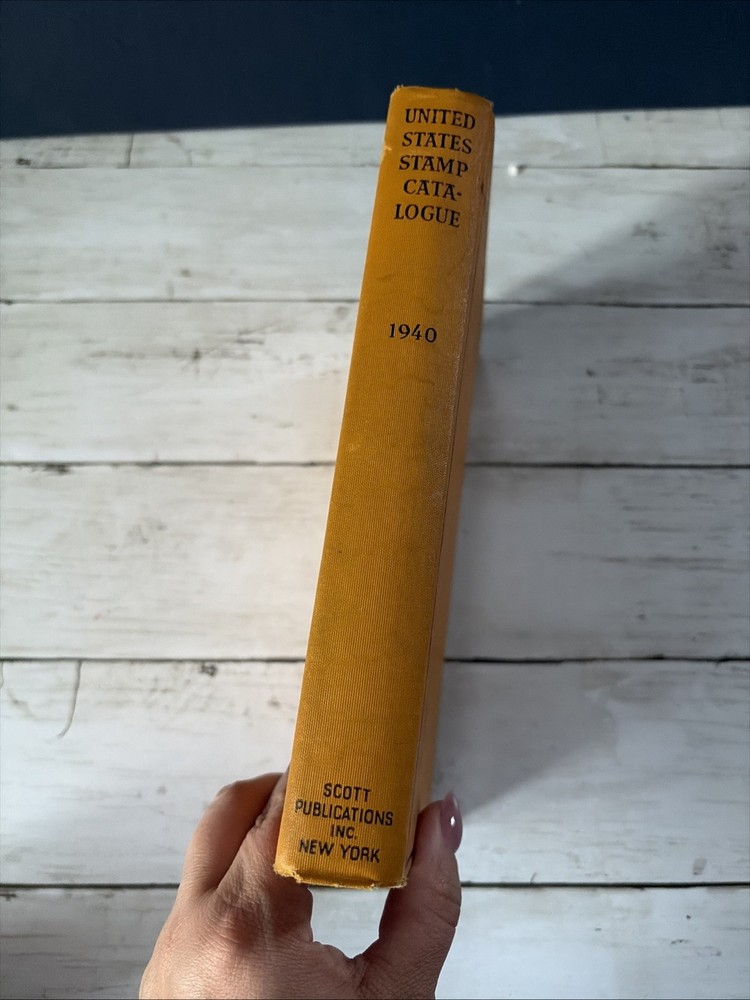 1940 United States Stamp Catalogue 18th Edition Rare Vintage