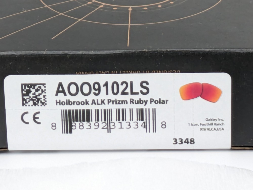 Oakley AOO9102LS Holbrook ALK Prizm Ruby Polarized Authentic Replacement Lenses