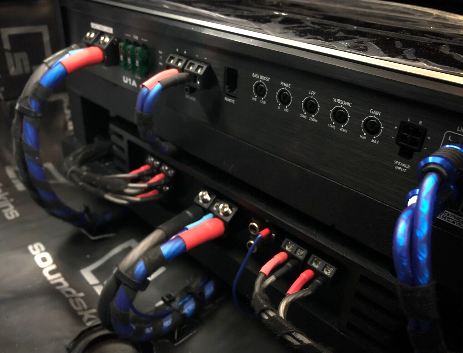 20ft. 1/0 Gauge BLUE OFC Wire Strands Copper Marine Grade Cable AWG High Quality