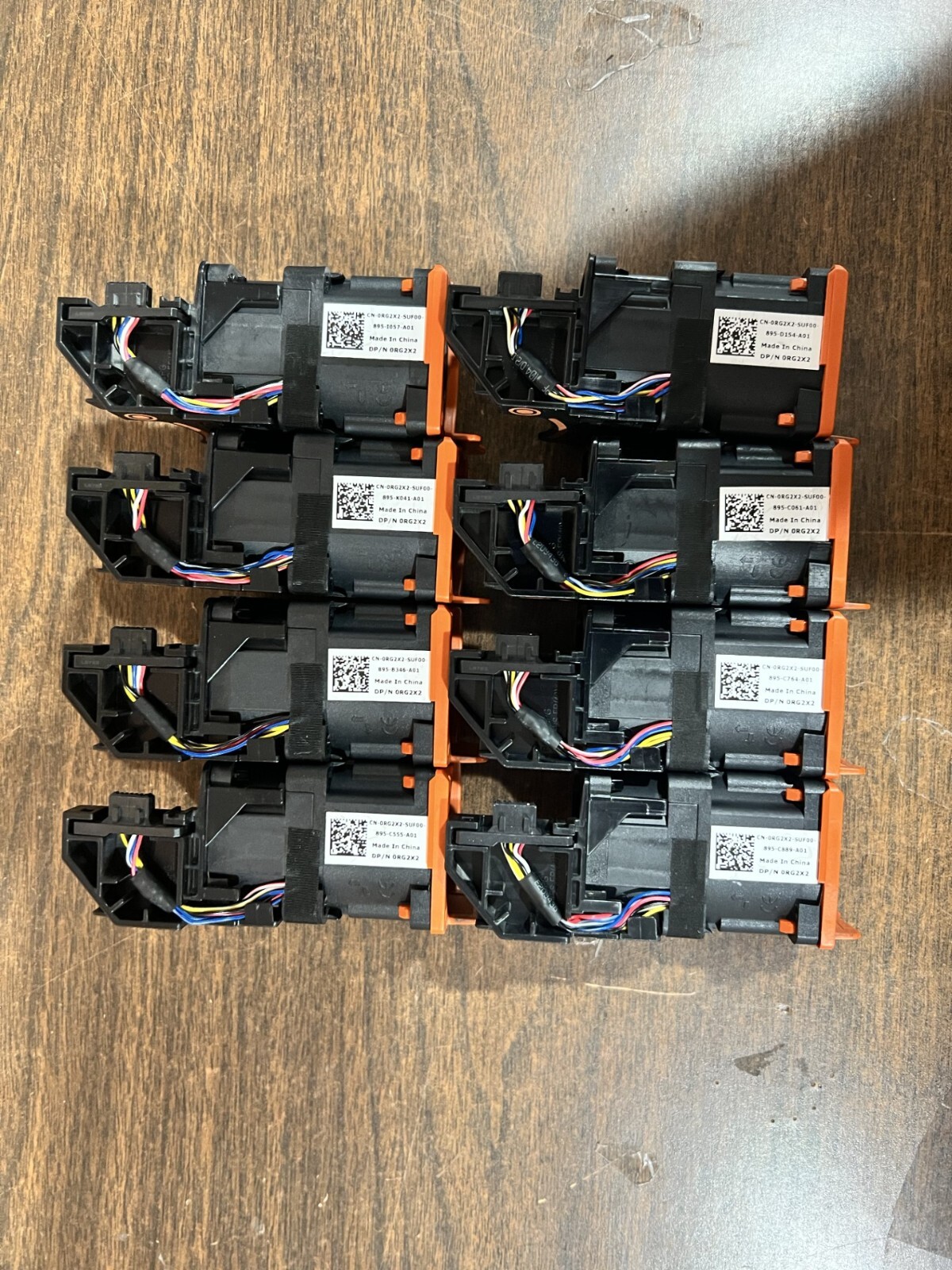 LOT OF 8 Dell EMC RG2X2 PowerEdge R640 Standard Performance Hot Plug Fan 0RG2X2