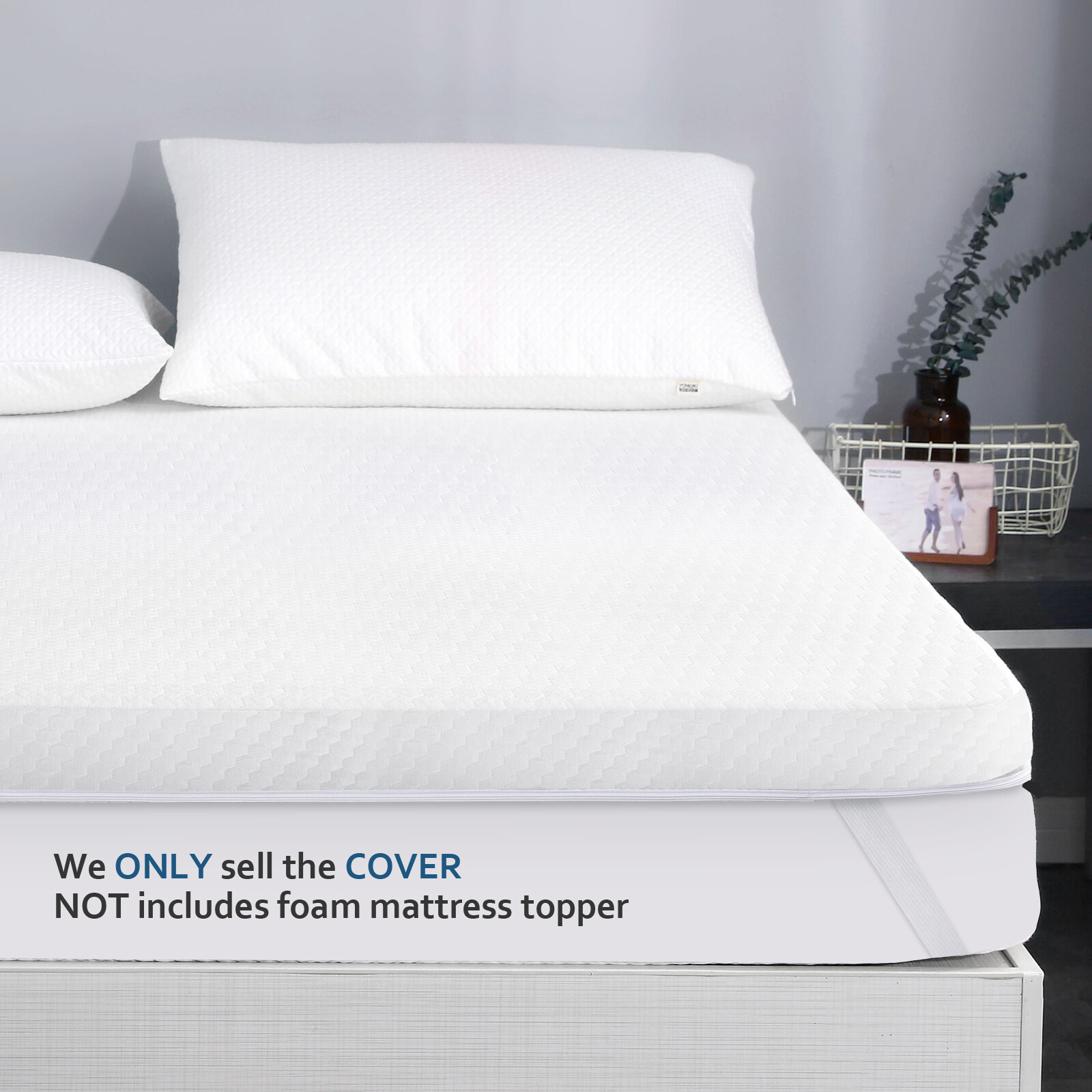 Premium Bamboo Mattress Protector Breathable Mattress Topper Cover All Size