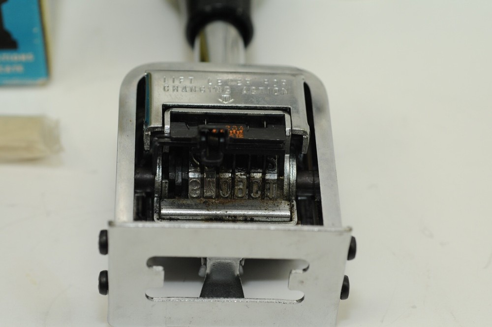 Vintage Globe Automatic Numbering Machine Model 10