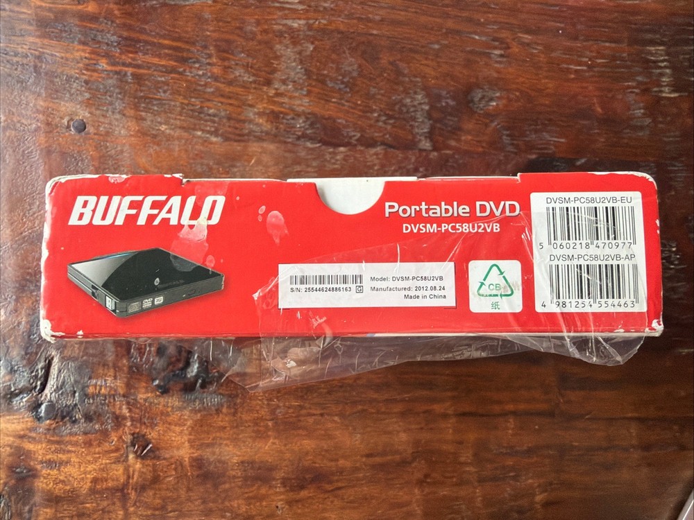 Buffalo Portable DVD Recorder DVSM-PC58U2VB