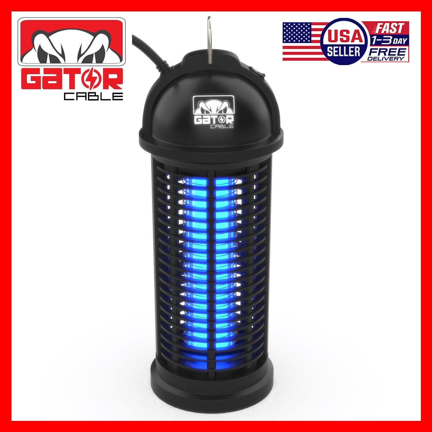 Electric Mosquito Insect Fly Bug Zapper Killer LED Light Trap Pest Control Lamp