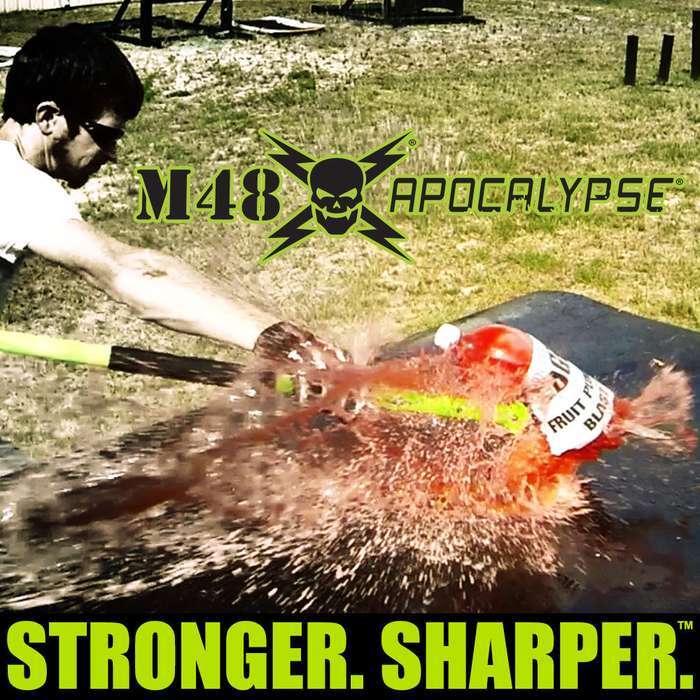 44" M48 Zombie Apocalypse Hunting Tactical Spear Knife Throwing with Sheath