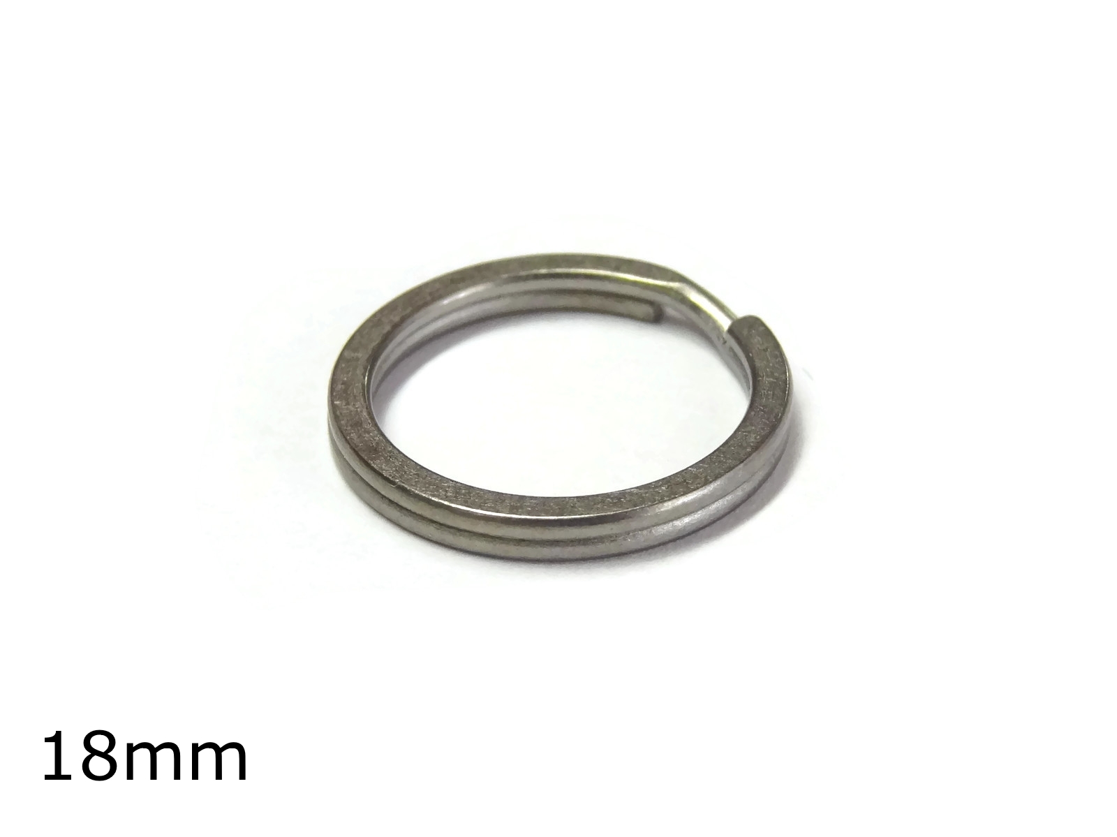 Titanium Key Ring 5 Pack 18mm / 3/4" Ti Split Ring EDC Matte Finish USA SELLER