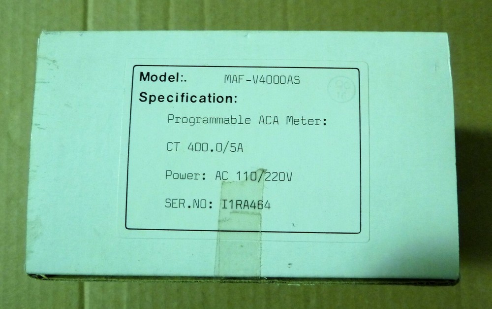 EXTECH MAF-V4000AS PROGRAMMABLE CURRENT METER