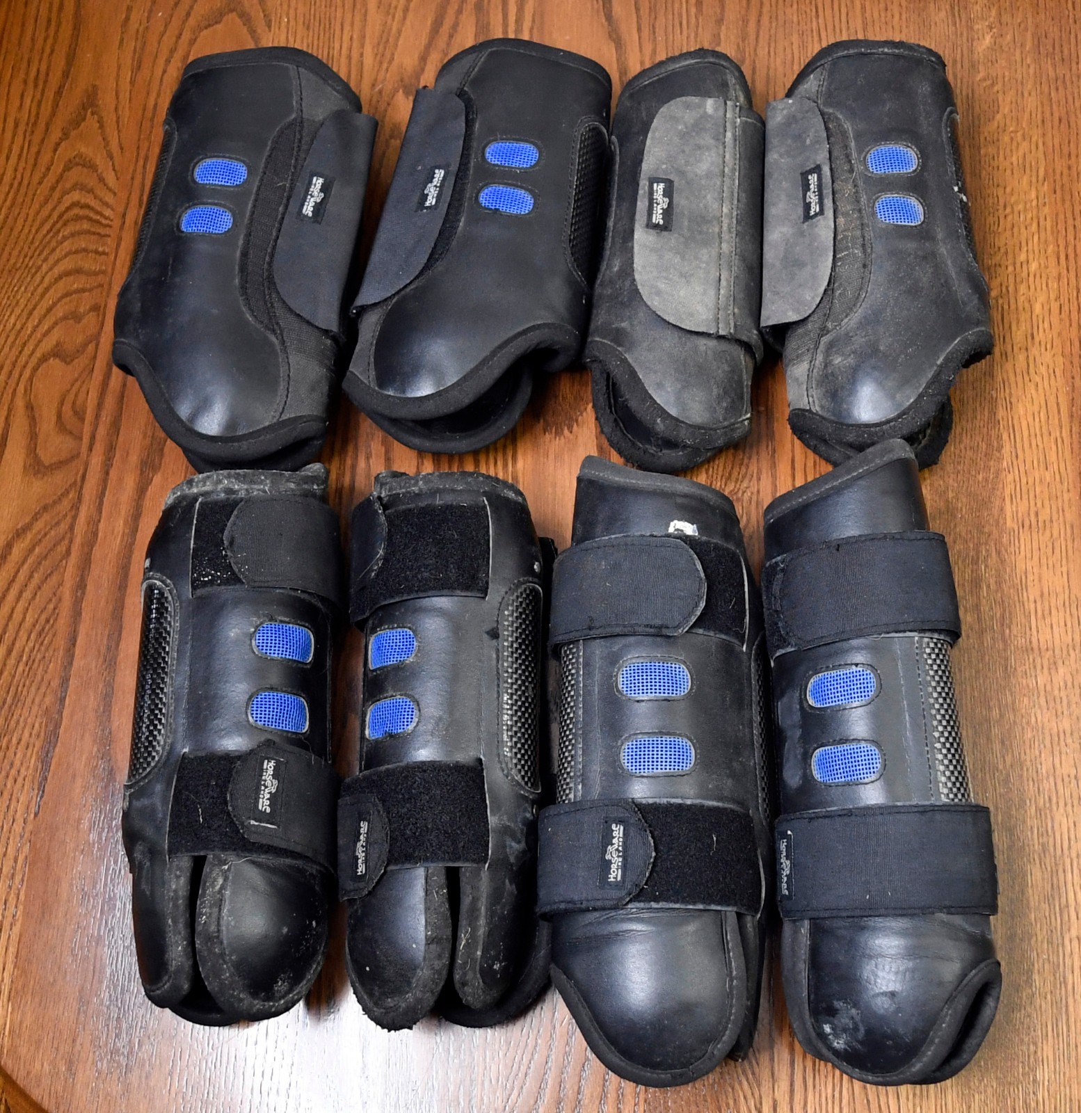 Dalmar, lot of 8 cross country boots, black, Medium/ Large