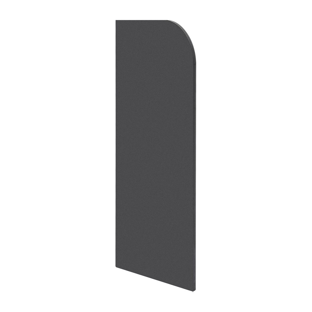 Wall-Mounted Men Urinal Partition Screen, Urinal Partition Divider Screen Black