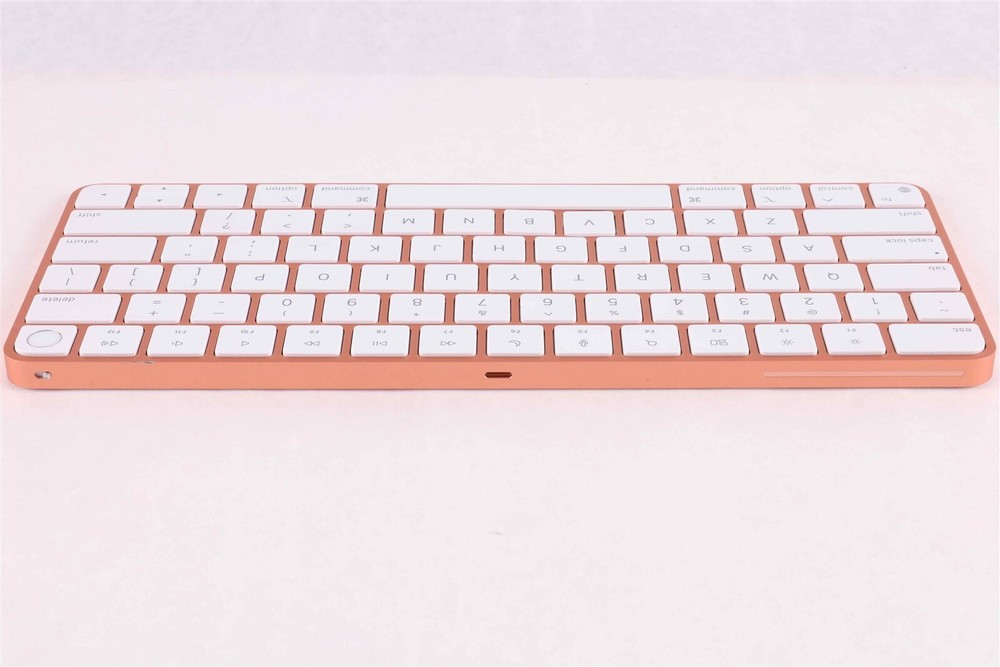 Orange Apple Magic Keyboard W/Touch ID || Compact Layout No 10 Key ||