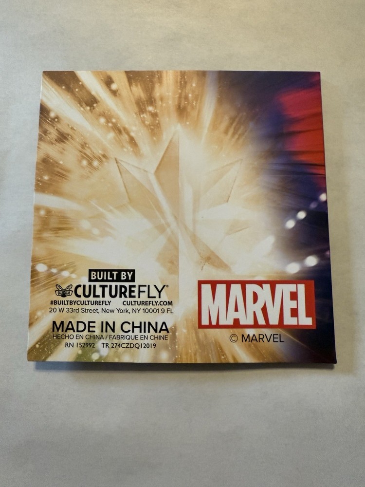 Captain Marvel Embroidered Patches and Stickers Marvel Comics