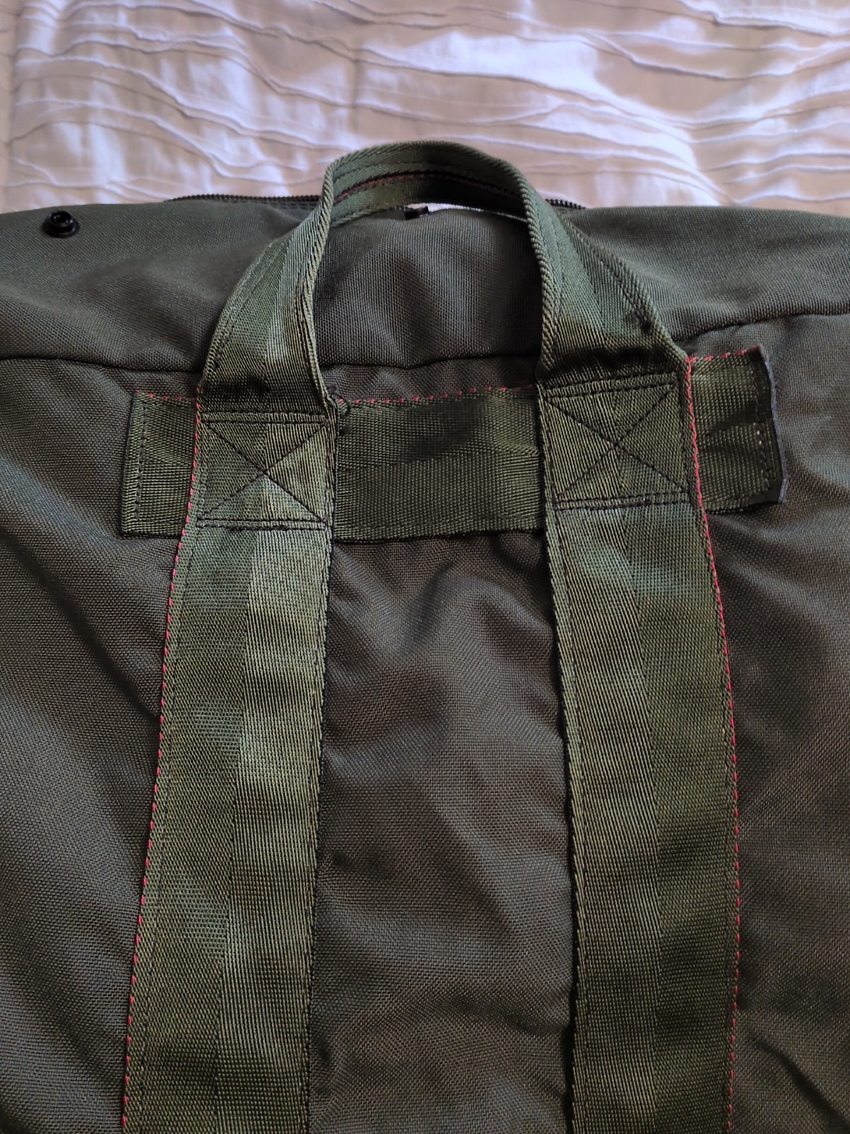 U.S. GI Flyers Kit Bag Nylon USA Military Army Air Force Large Duffle Green