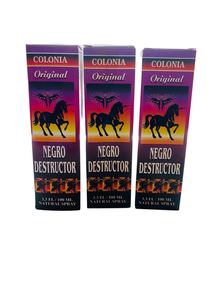 NEGRO DESTRUCTOR  Perfume Colonia Espiritual Cologne