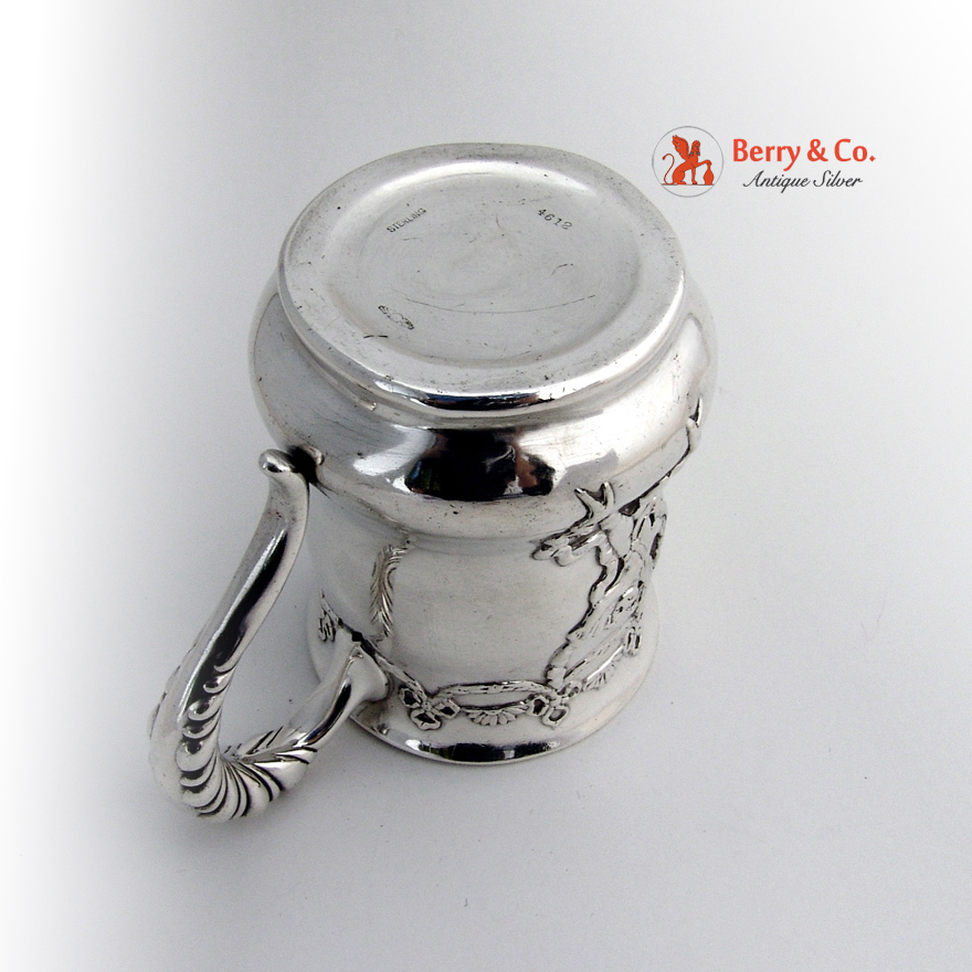 Cupids Cup Mug Sterling Silver Shiebler 1890