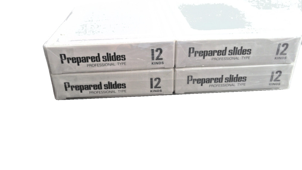 DIY-Science Prepared Microscope Slides 48 Slides Professional Type New G12