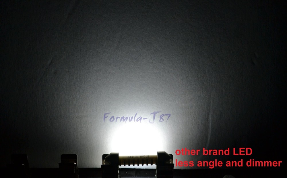 LED Light Canbus Error Free 211-2 5W Blue 10000K Two Bulb Interior Dome Replace