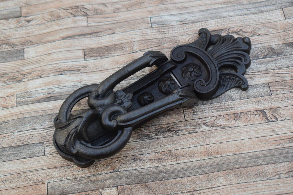 Vintage Style Cast Iron Knocker Beautiful Design Front Door Gate Pull Handle