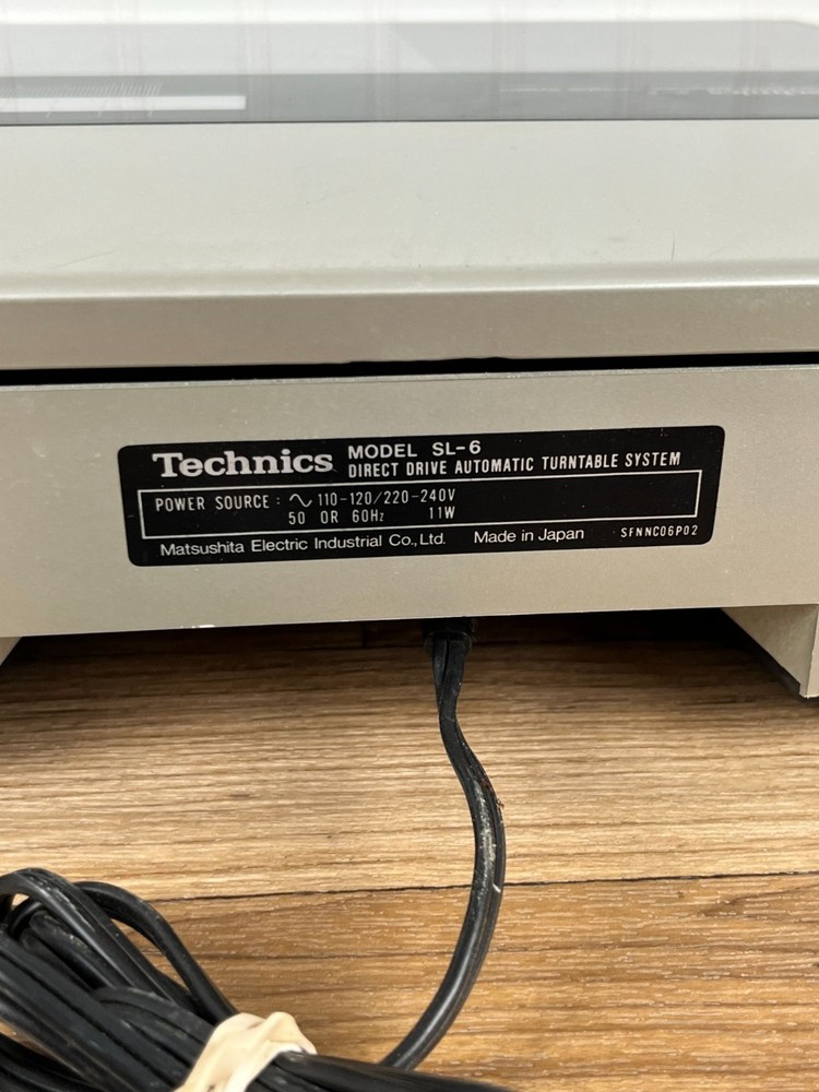 Technics SL-6 Direct Drive Automatic Turntable System Record player READ