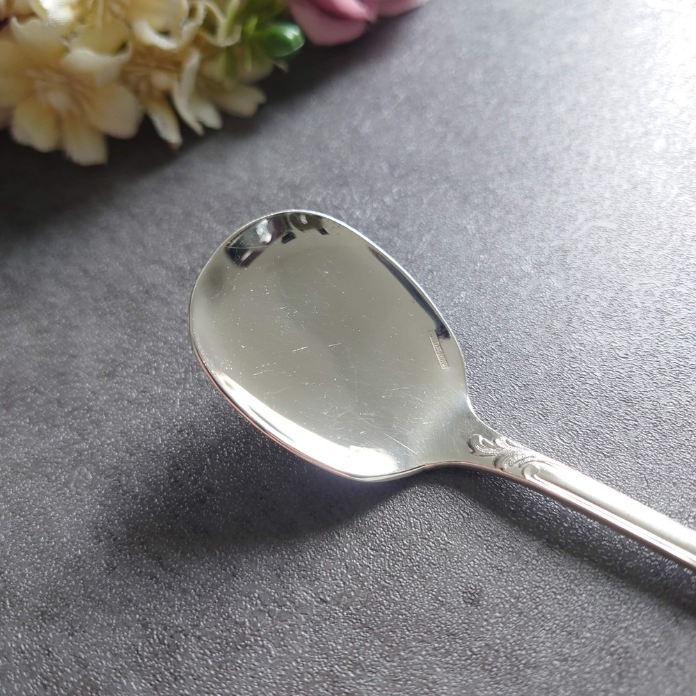 Christofle Marly 1pcs Silverplate Flatware Icecream Spoon Excellent