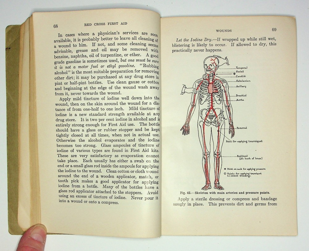 American Red Cross First Aid Book, 1940