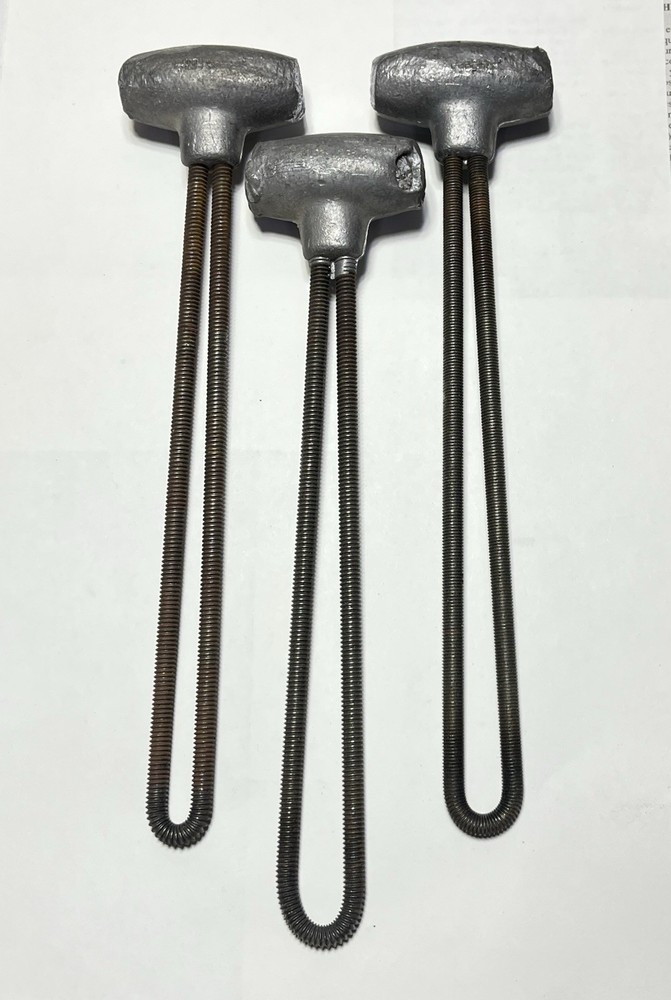 3 Shop Made Lead Hammers Rough