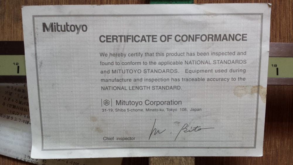 Mitutoyo Digimatic CD-24", 500-506-50