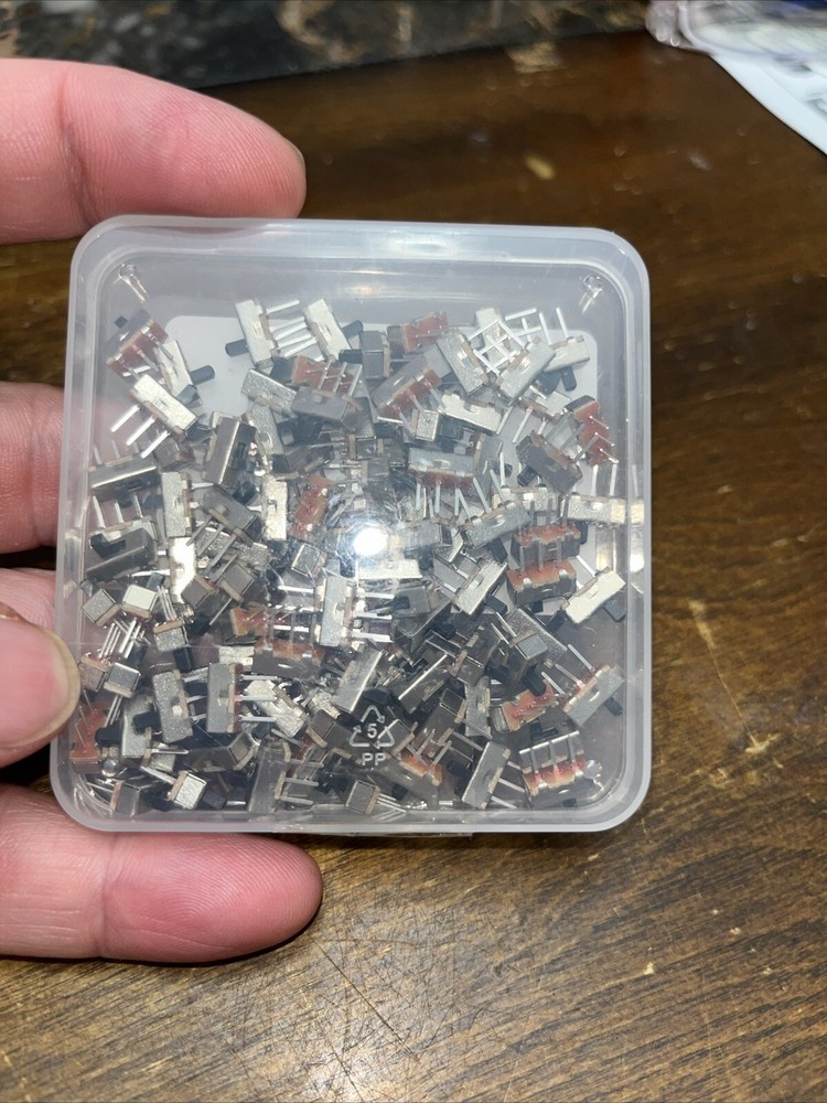 Slide Switch SPDT - 100 Pcs. Mini Micro 3mm Vertical Slide Switch