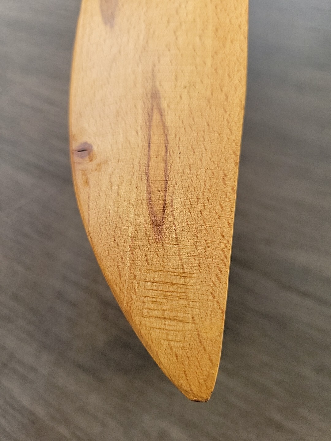 Vtg Folk Art Wooden Tole Grain Flour Scoop Painted Primitive Farm Core READ