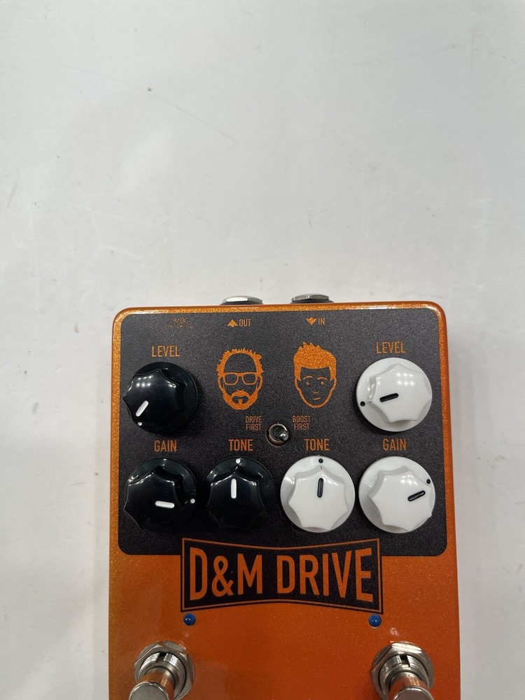 Keeley Electronics D&M Drive Overdrive Boost Booster Guitar Effect Pedal + Box