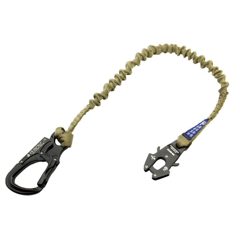 Quick Release Elastic Safety Rope Double End Draping Buckle Functional Version