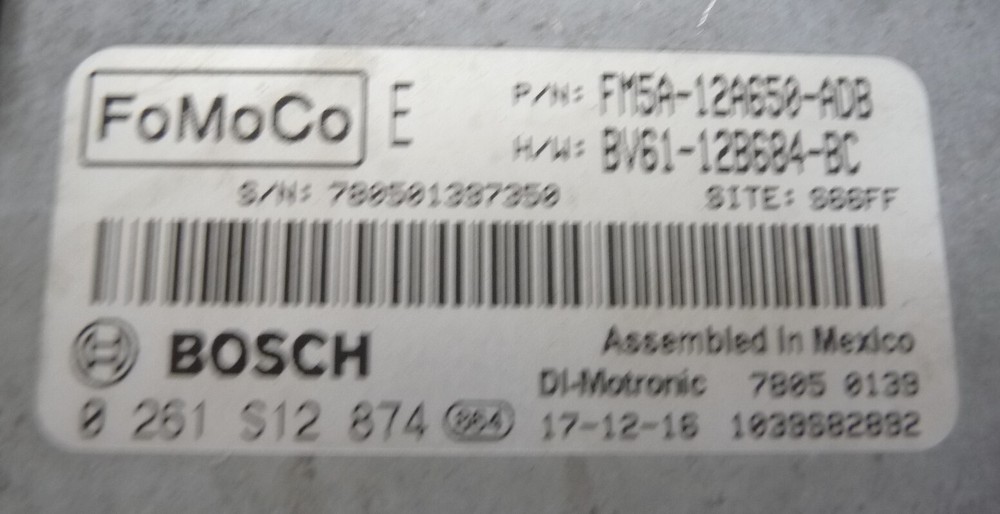 2013-2018 Ford Focus Engine Control Module Unit ECU ECM FM5A-12A650-ADB OEM A1