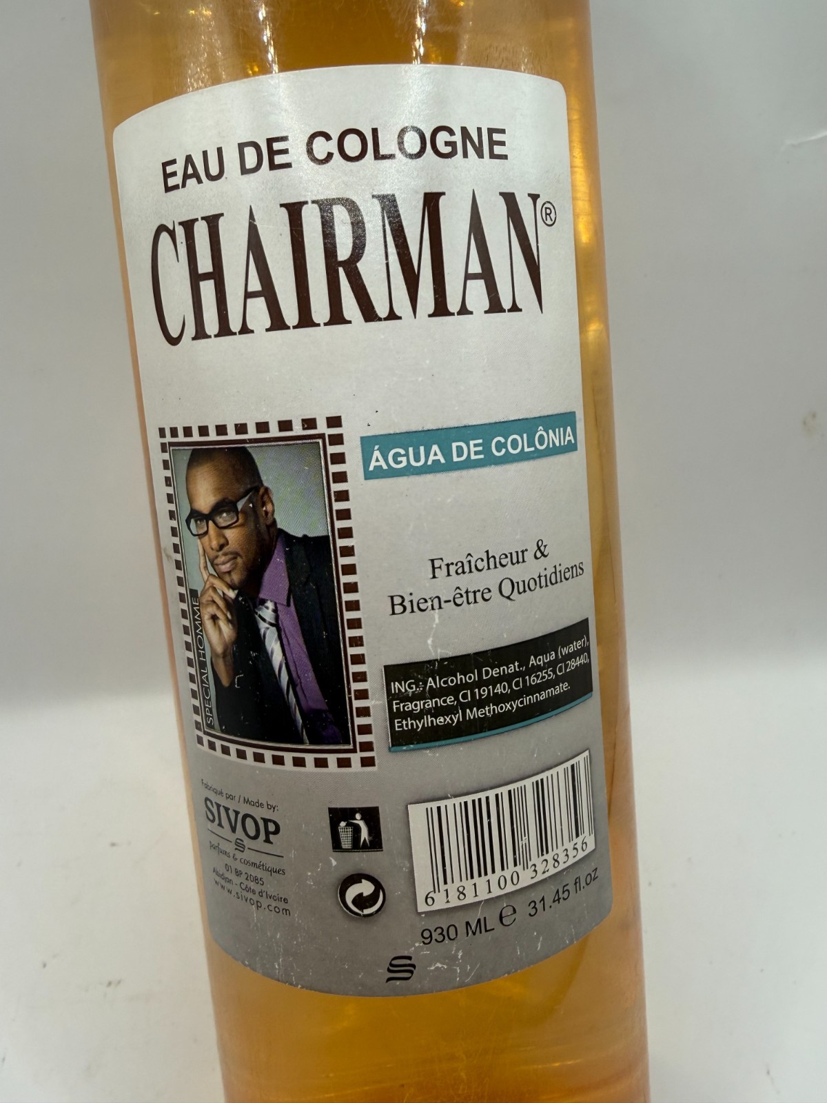 CHAIRMAN Eau De Cologne. Spiritual Perfume. 930ml